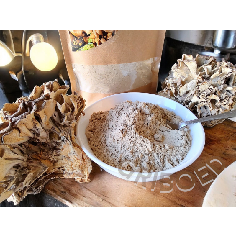 Гриб Мейтаке - 200 грам. Плодові тіла в перемеленому вигляді. ПОТУЖНА ЛІКУВАЛЬНА ДІЯ!